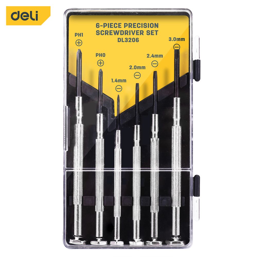 Deli Set elektroničarskih odvijača, DL3206 slika 1