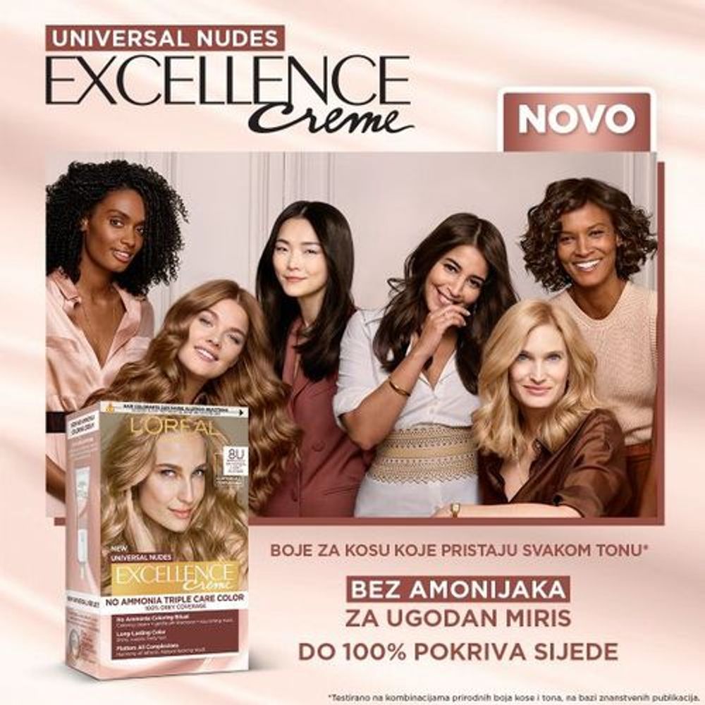 L'Oréal Paris Excellence Creme Farba za kosu 3U Universal Dark Brown slika 3