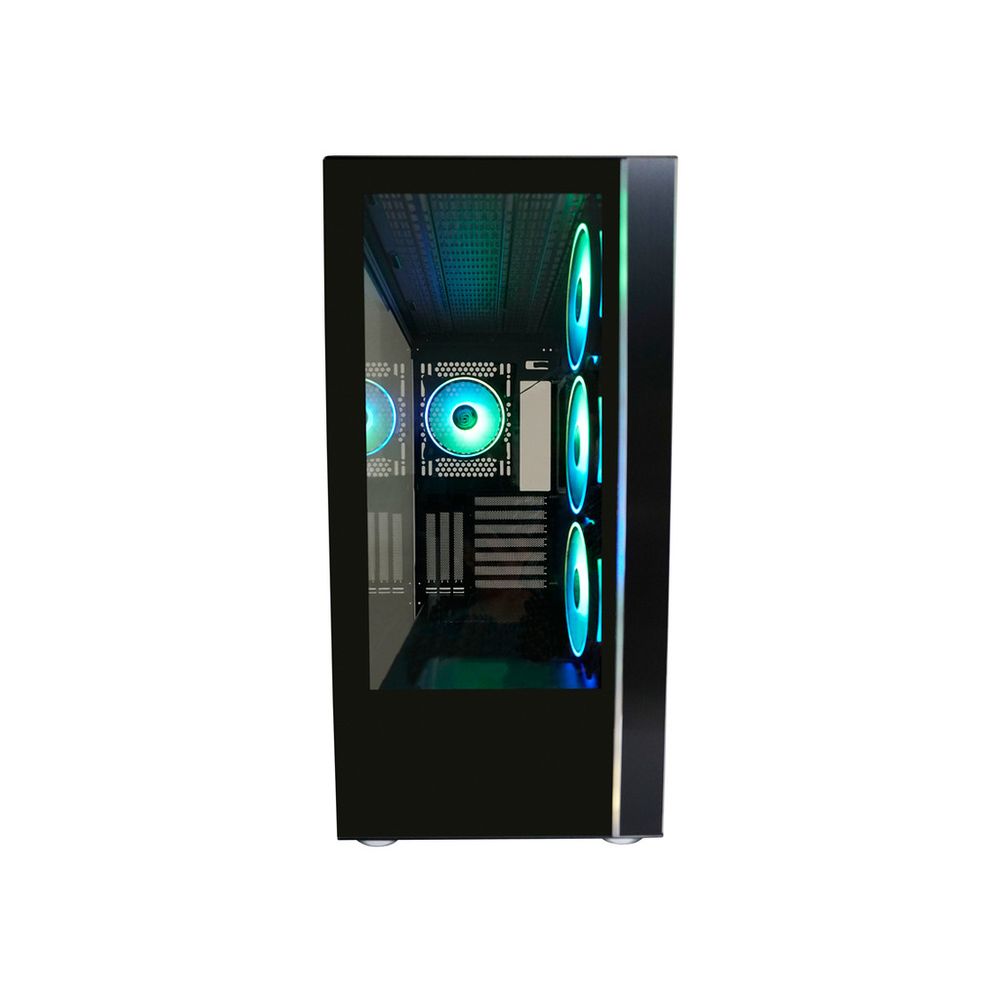 LC-Power Case Gaming 808B Midi-ATX, black, HD Audio, 4x 120mm ARGB fan, 1x USB-C slika 3