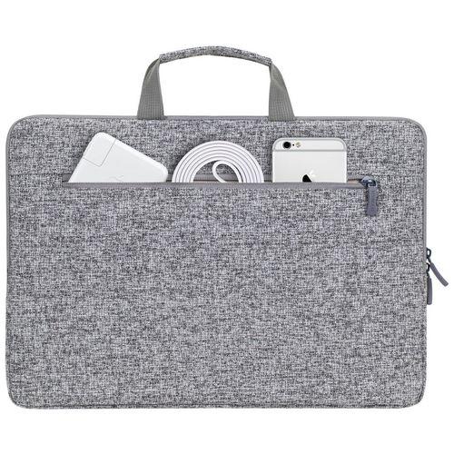 Torba RivaCase 15.6" Anvik 7915 Light Grey laptop sleeve with handles slika 4