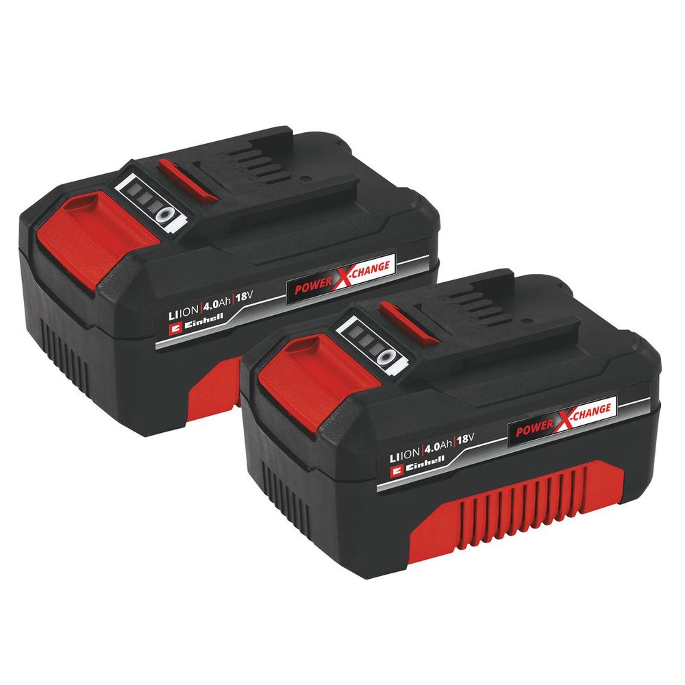 Einhell Komplet dvije PXC baterije Power-X-Change Twinpack 18V 2x4,0Ah baterija slika 1