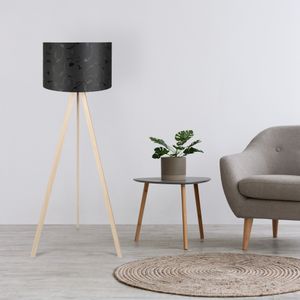 Podna Lampa AYD-1539 - Boje: Crna i Krem