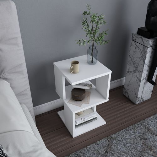 Carter - White White Nightstand slika 2