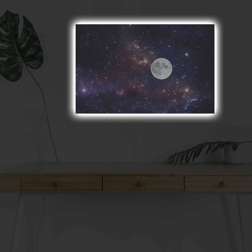 Wallity Slika dekorativna platno sa LED rasvjetom, NASA-027 slika 3