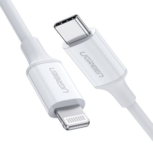 Ugreen USB-C na Lightning kabel, srebrni, 1m - u kutiji slika 1