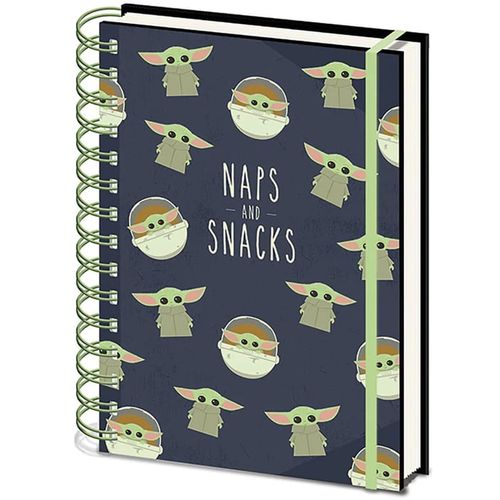 Star Wars: The Mandalorian (Naps and Snacks) A5  Notebook slika 1