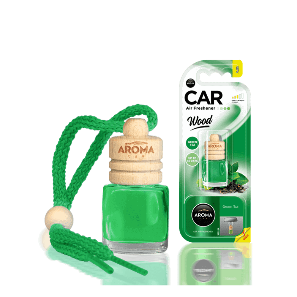 MIRIS ZA AUTO AROMA CAR WOOD 6ml GREEN TEA slika 1