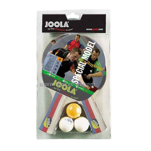 JOOLA SET ZA STONI TENIS TT - SET ROSSI (2 REKETA /3 LOPTICE) UNISEX slika 1