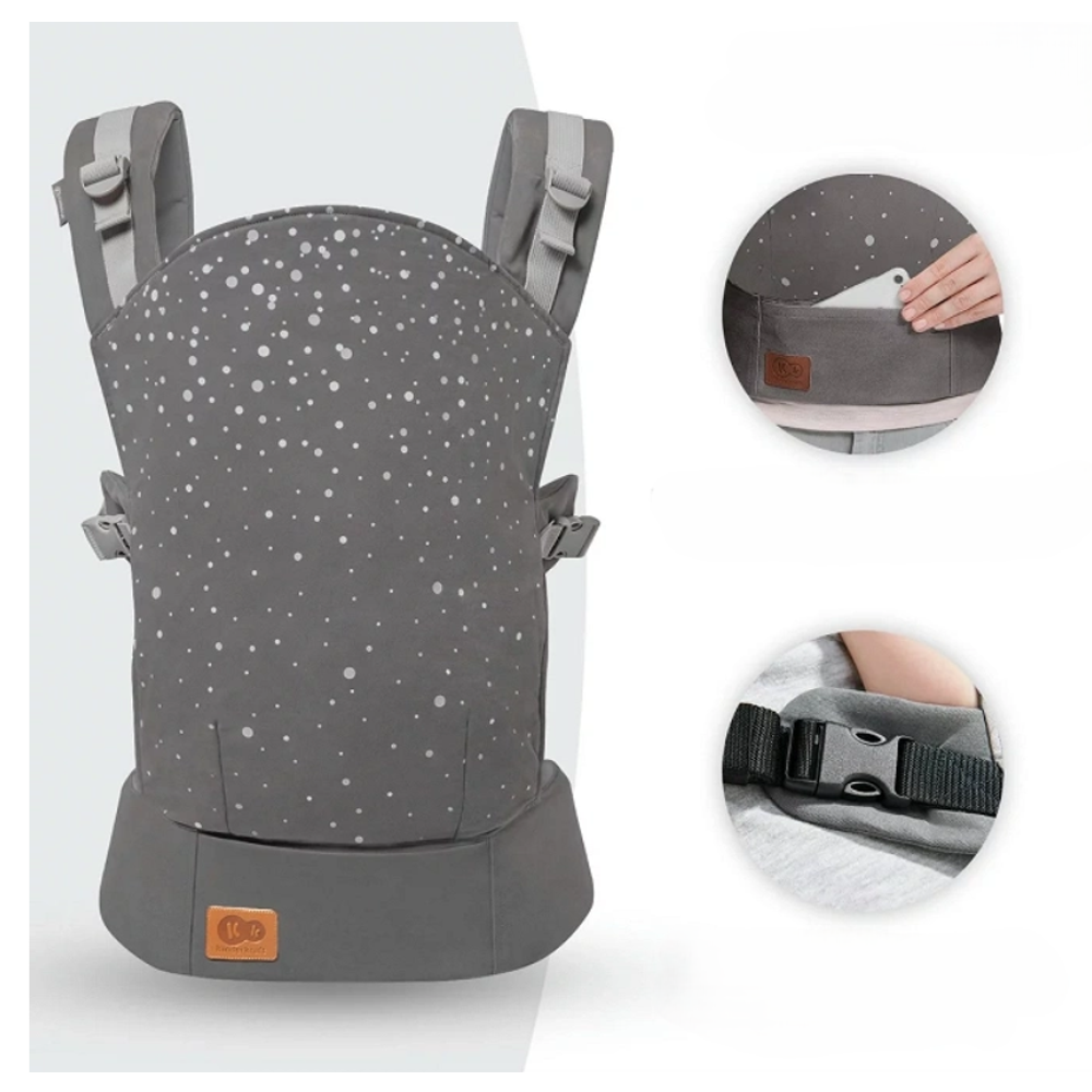 Kinderkraft Ergonomska nosiljka za bebu Nino Confetti, Grey slika 4