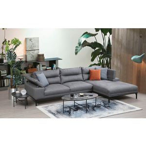 Atelier Del Sofa Kutna garnitura, Sivo, Hollywood Corner Right - Grey