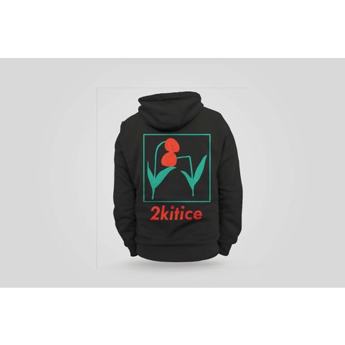 2 Kitice hoodie crna slika 1