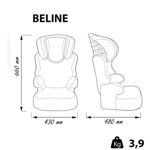 Auto sedište Nania Beline Evazion Mint slika 2