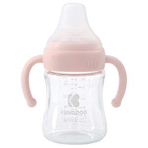 Kikka Boo Staklena flašica 180ml 3m+ Pink