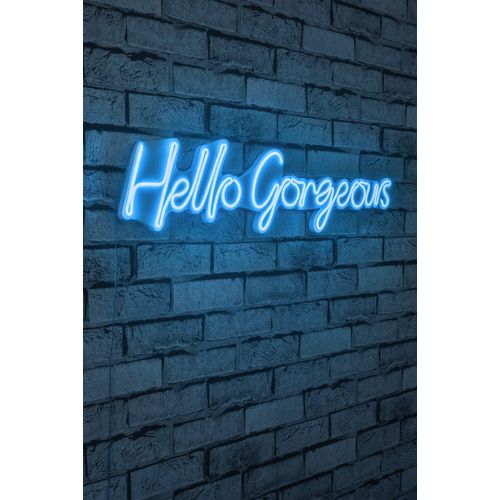 Wallity Hello Gorgeous - Plava Dekorativna Plastična LED Rasveta slika 1