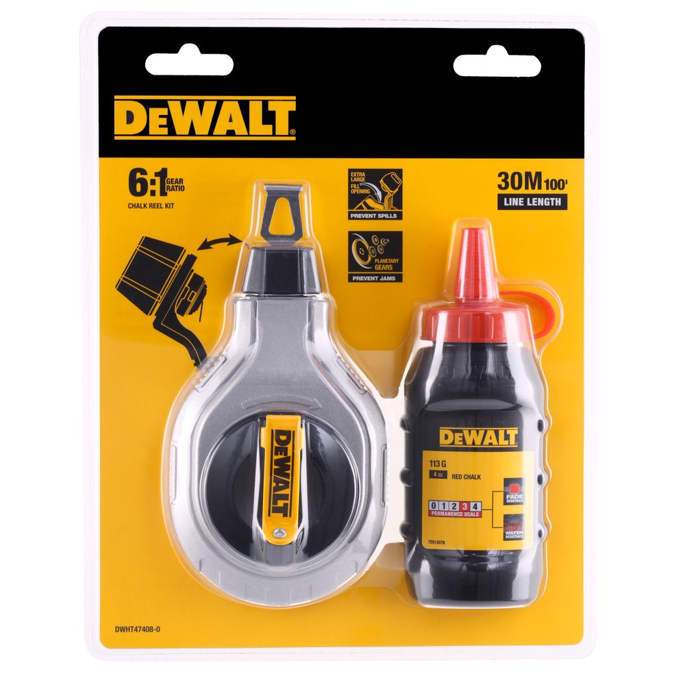 ŠPAGA ZA OZNAČAVANJE SA CRVENOM KREDOM Dewalt DWHT47408-0 slika 1