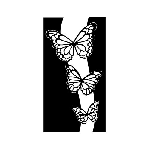 Wallity Metalna zidna dekoracija, Butterfly 5 slika 4