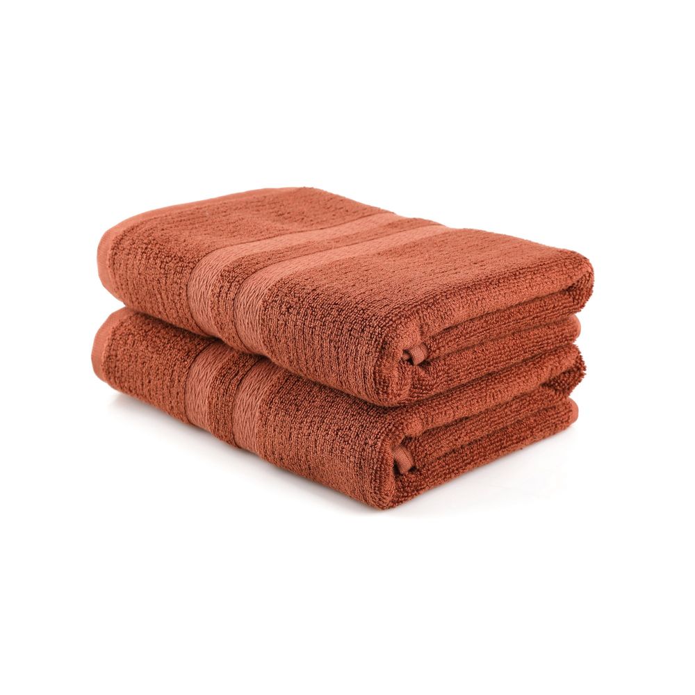 Ayliz - Set tamnosmeđih kupka peškira (2 komada) slika 1