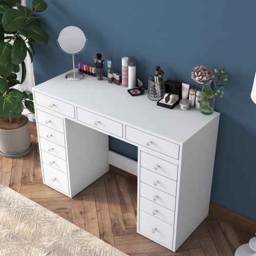 BJ106 - 2881 White Make-Up Table slika 2