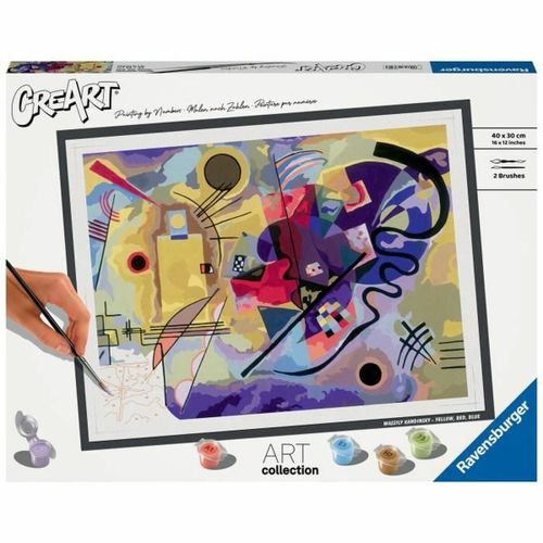 Puzzle za Bojenje Ravensburger Kandinsky slika 1