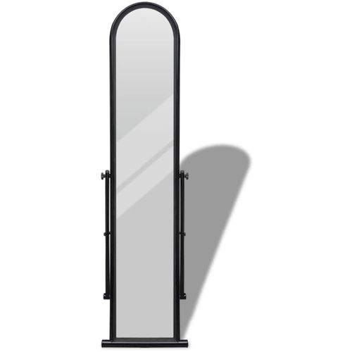 Crno stajaće ogledalo puna dužina, pravokutno slika 35