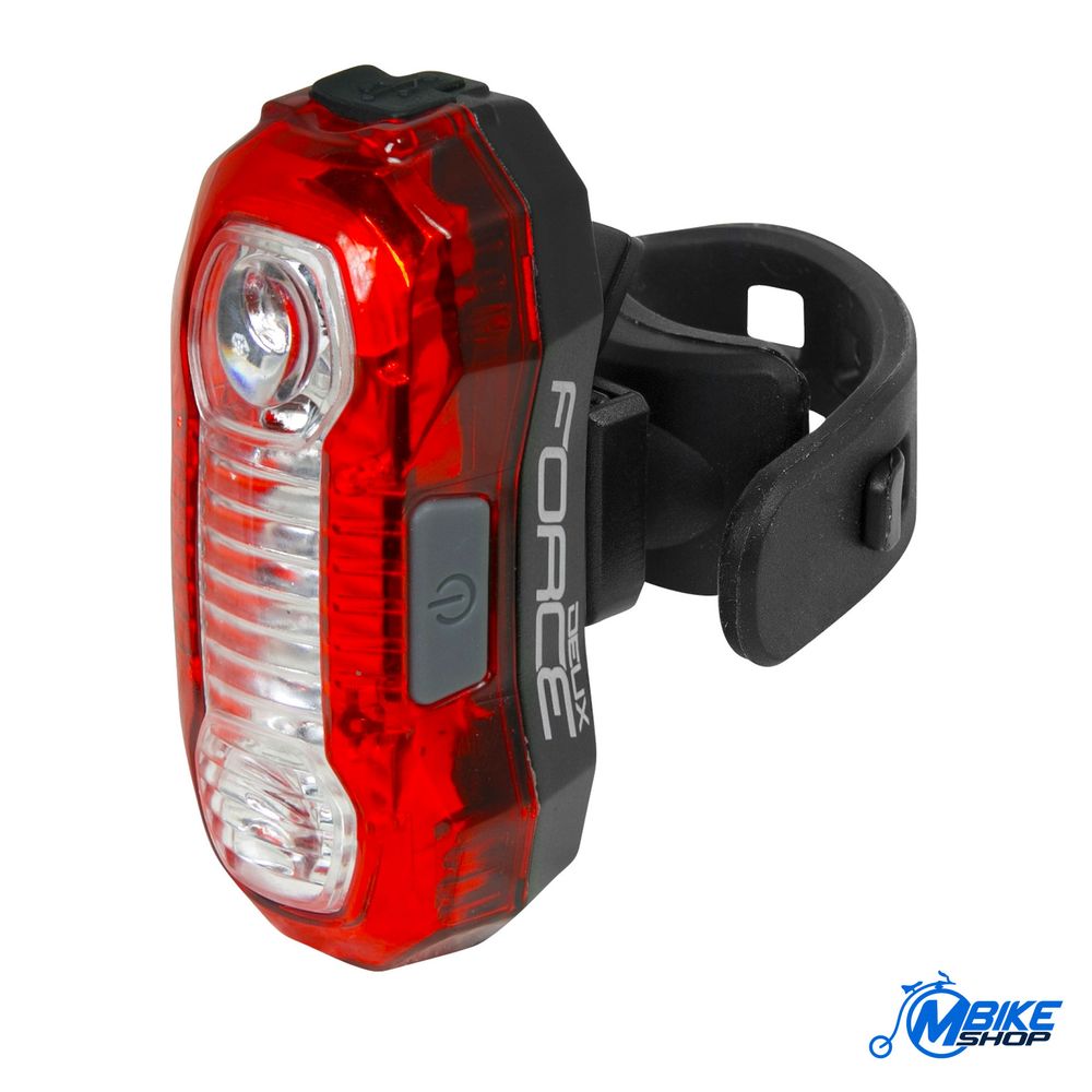Force Zadnje svjetlo za bicikl Delux 5X LED USB slika 1