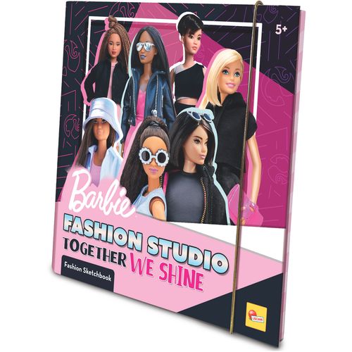 LISCIANI BARBIE kreativna bojanka u mapi Together we shine - Fashion Studio 12808 slika 7