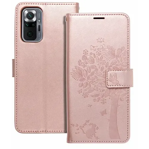 MEZZO Book case za XIAOMI Redmi NOTE 10 Pro tree rose gold slika 2