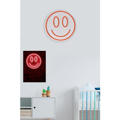 Wallity Ukrasna plastična LED rasvjeta, Smiley - Red slika 11