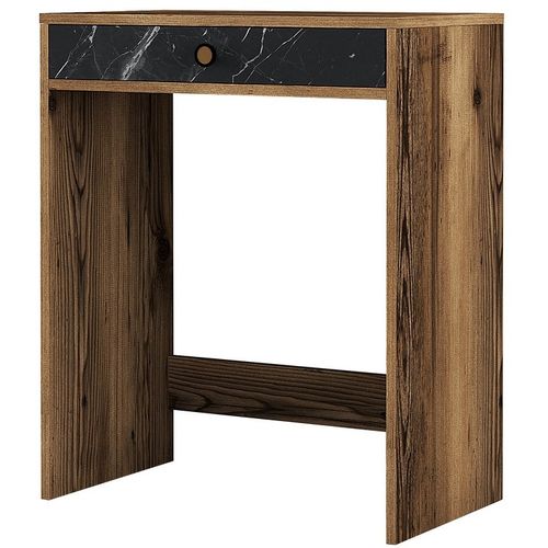 Woody Fashion Stol, Lizbon - Walnut, Black, Marble slika 7