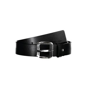 CALVIN KLEIN BLACK MAN LEATHER BELT