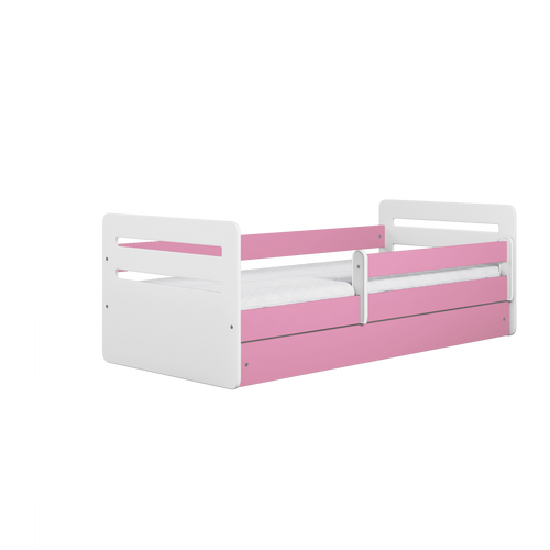 Drveni dječji krevet Tomi s ladicom - rozi - 180*80cm slika 2