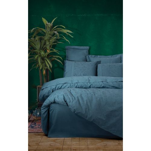 L'essential Maison Sante - Set posteljine od satenskog pamuka u boji petrol plave slika 1