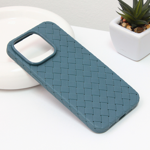 Maska Weave case za iPhone 14 6.1 Pro svetlo zelena slika 1