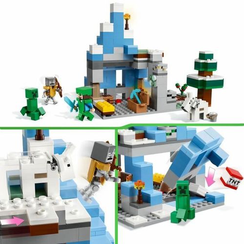 Playset Lego Minecraft 21243 frozen peaks slika 2