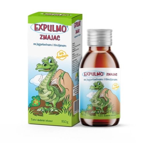 Zmajac Expulmo jagorčevina tdi, sirup za decu, 150g slika 1