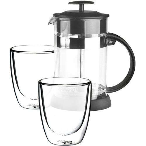 Altom Design termo staklene šalice za kavu i čaj Andrea 300 ml (set od 2 čaše) + vrč 800 ml - 020302363 slika 7