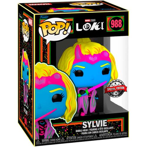 POP figure Marvel Loki Silvye Black Light Exclusive slika 3