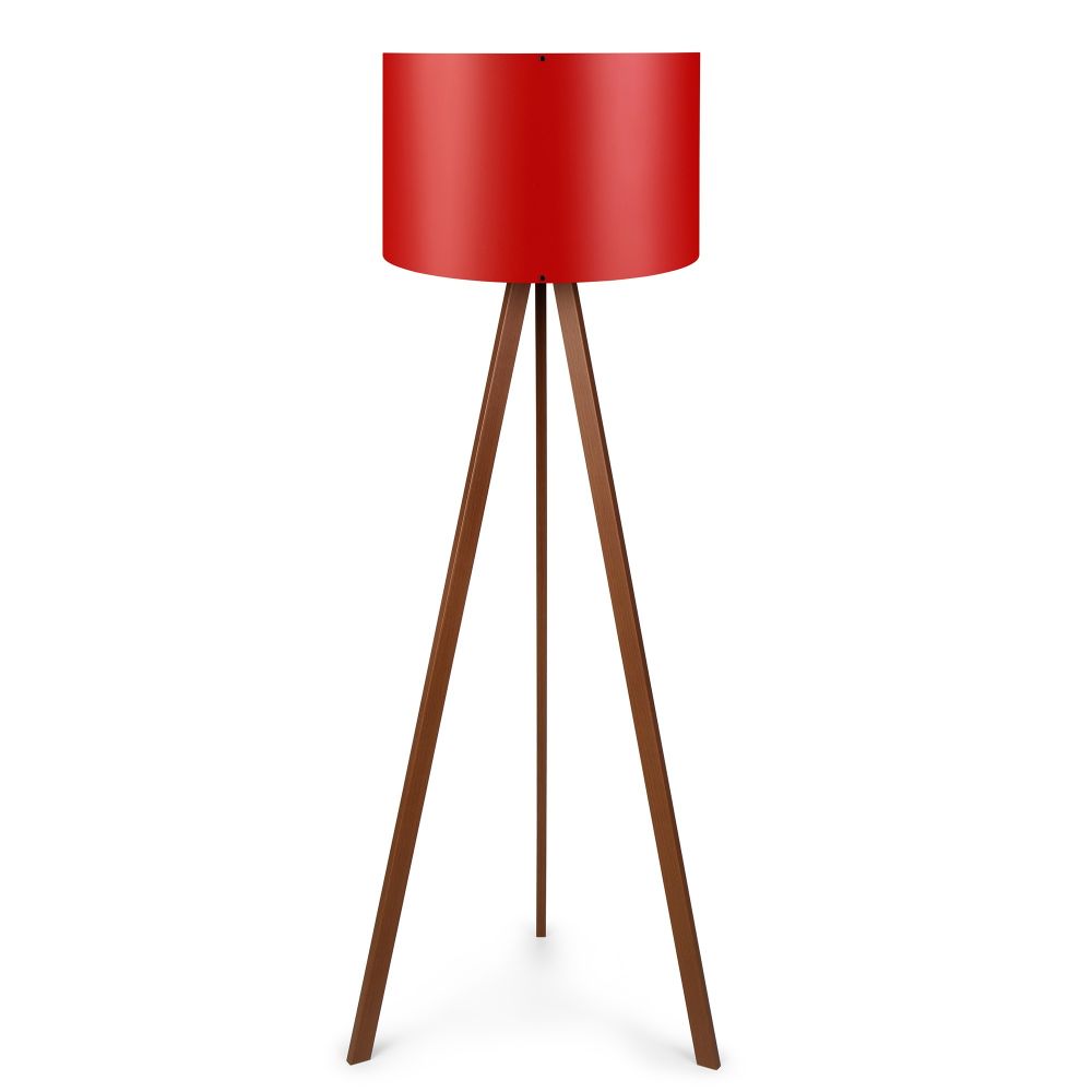 AYD-1573 Crvena i smeđa podna lampa slika 2