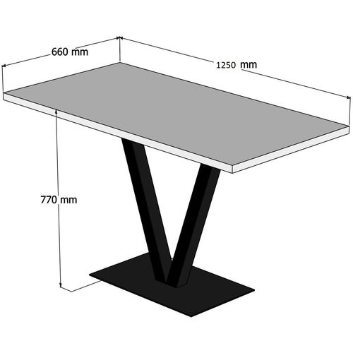 Sun Table - Walnut Walnut
Black Dining Table slika 3