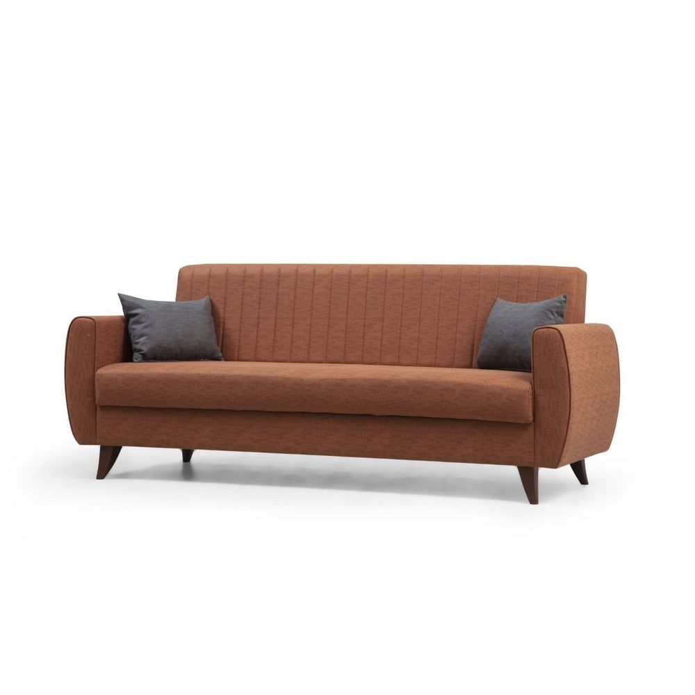 Alkon - Sofa na Razvlačenje u Crvenoj Boji sa 3 Mjesta slika 5