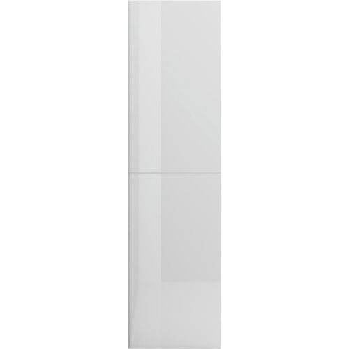 Ormarić za knjige / pregrada sjajni bijeli 155x24x160 cm drveni slika 25