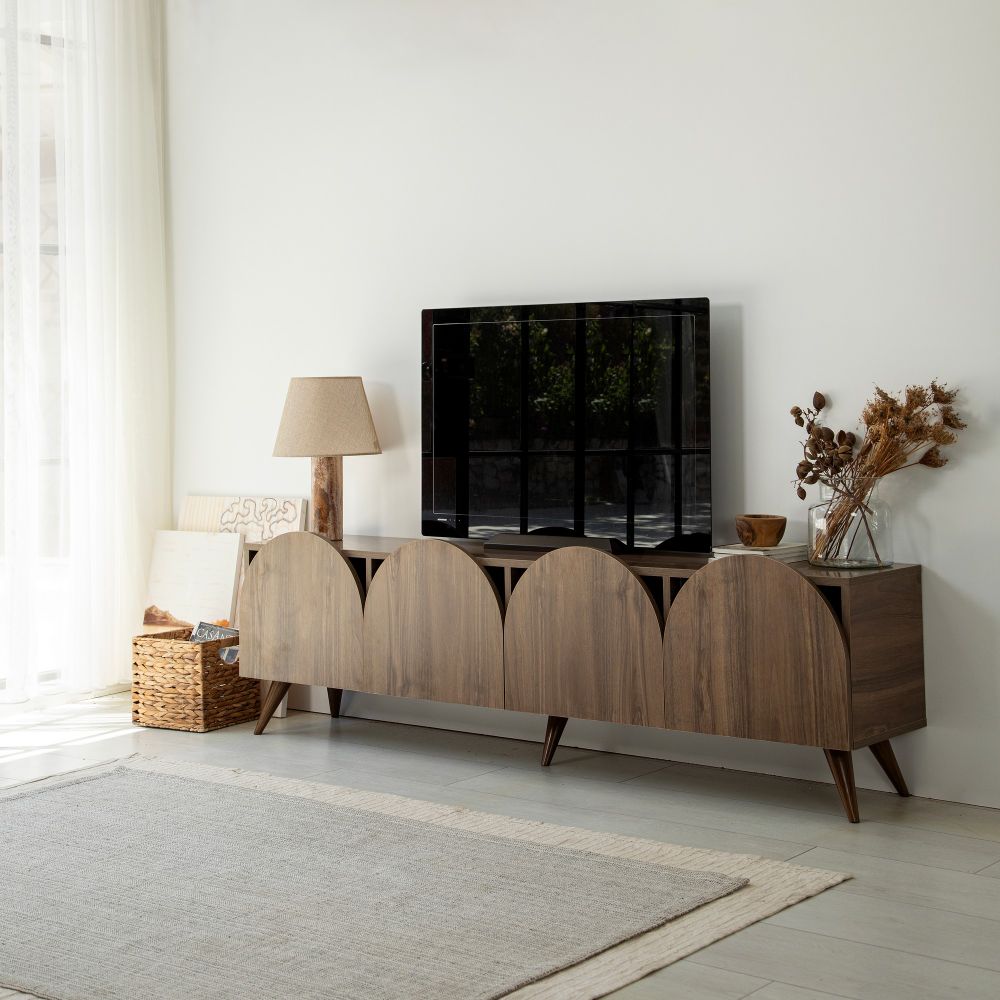 TV Stalak 'Mesta - Walnut v2' od Oraha slika 1