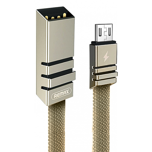 Data kabl REMAX Weave RC-081m micro USB zeleni 1m slika 1