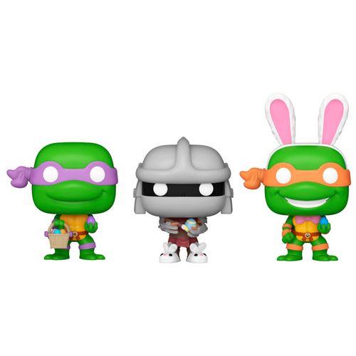 Carrot Pocket POP Blister: 3 Figurice Ninja Kornjače - Donatello, Shredder, Michelangelo slika 2