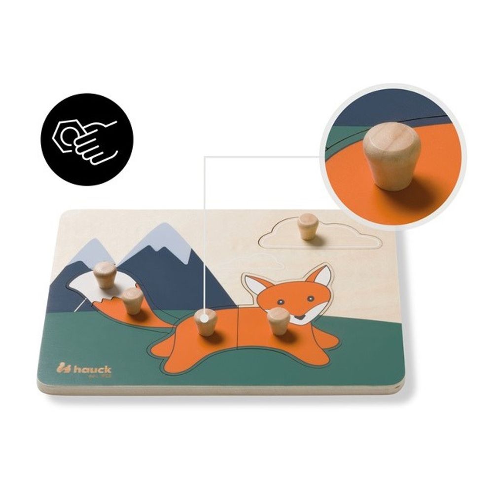 Hauck Drvena slagalica Puzzle N Sort - Lisica slika 4