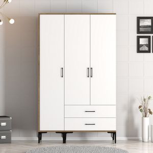 Kumsal ST - Walnut, White Walnut
White Wardrobe