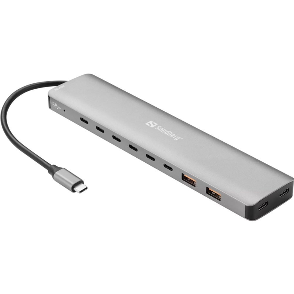Sandberg USB-C to 8xUSB-C+2xUSB-A 100W priključna postaja slika 1