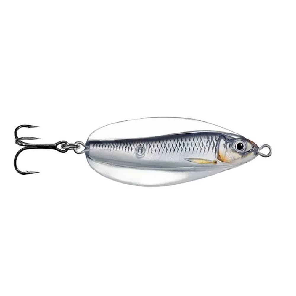 LiveTarget metalna varalica Erratic Shiner (Casting Spoon) Silver Black 50mm 7g (ESS50SK202) slika 1