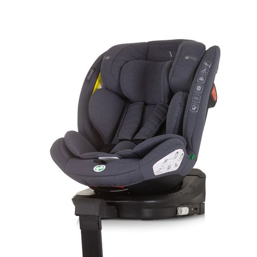 Chipolino autosjedalica I-SIZE 40-150 cm ISOFIX 360 "TOURINO" granite slika 1