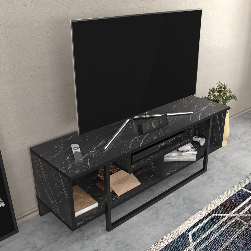 TV stalak Asal 120, crna boja slika 4